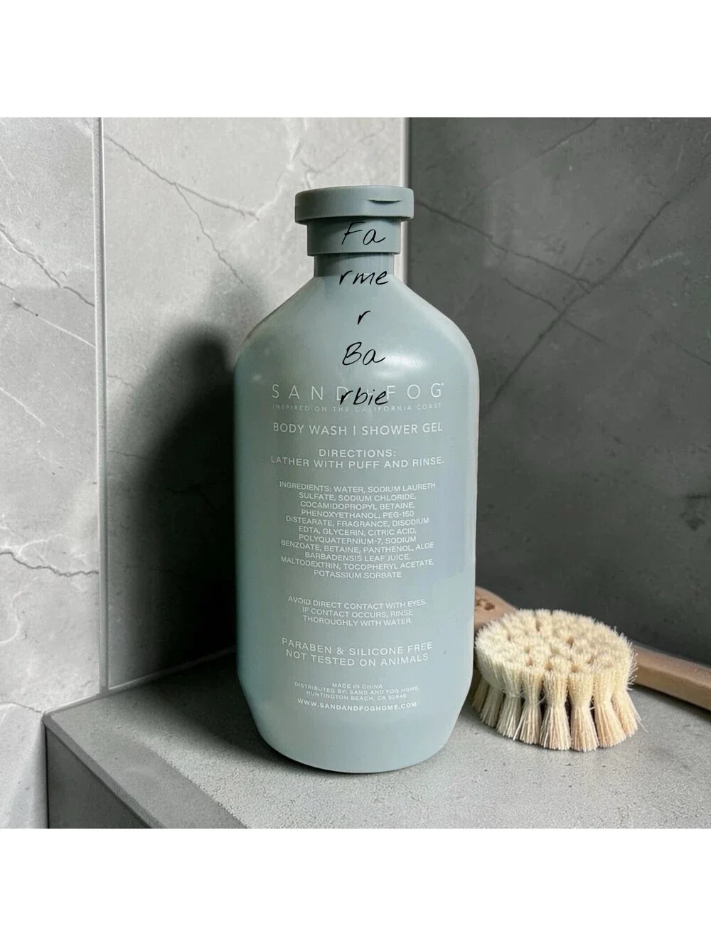 SAND + FOG California Beach House Body Wash/Shower Gel 32oz Flip Top JUMBO